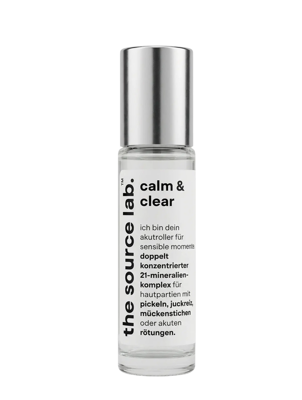 Sanfte SOS-Pflege bei Unreinheiten für sensible Haut, 10 ml, von THE SOURCE LAB, mit beruhigender Hautpflegeformel.