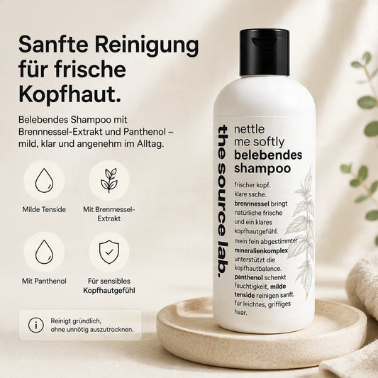 PREVISUALIZACIÓN COMPRA: The Source Lab. Nettle Me Softly – champú combinado revitalizante