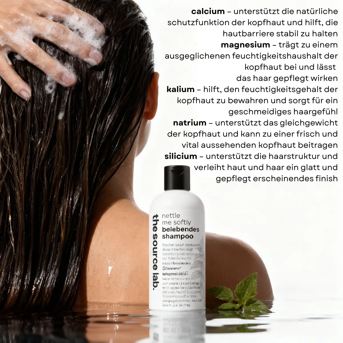 Einführungsangebot : the source lab. nettle me softly – belebendes Kombinationsshampoo 250ml THE SOURCE LAB