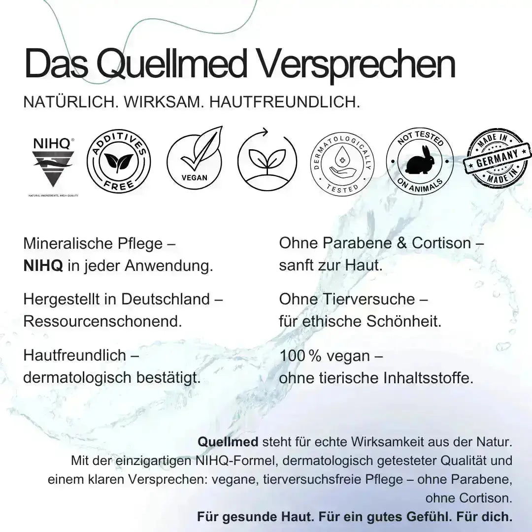 Quellmed Pflegende Hautcreme – Effektive Feuchtigkeitspflege für trockene und empfindliche Haut 50ml Quellmed Shop