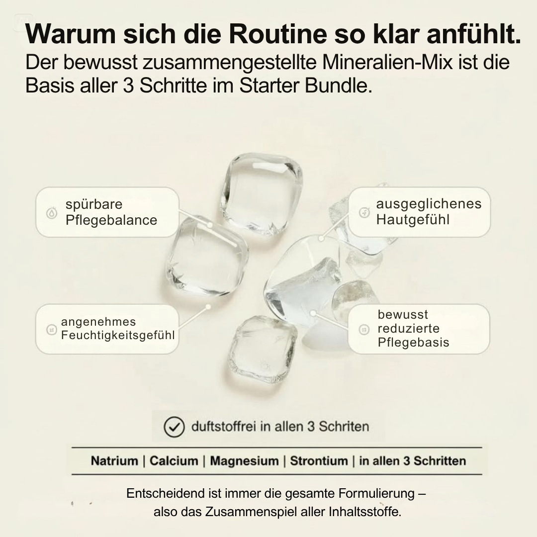 Starter Bundle | Drei klare Schritte für empfindliche und trockene Haut - [the source lab.]