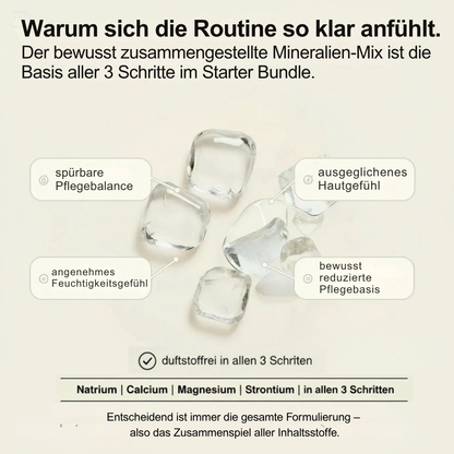 Starter Bundle | Drei klare Schritte für empfindliche und trockene Haut - [the source lab.]