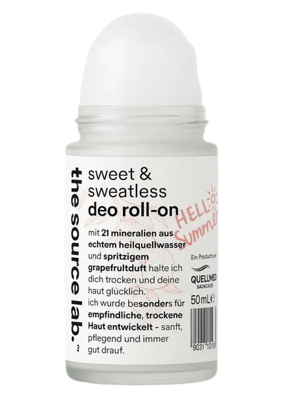 Deo Roll-on mit Grapefruitduft von THE SOURCE LAB, 50 ml, inklusive Raumduft-Set, für frischen Schutz und angenehmen Duft.