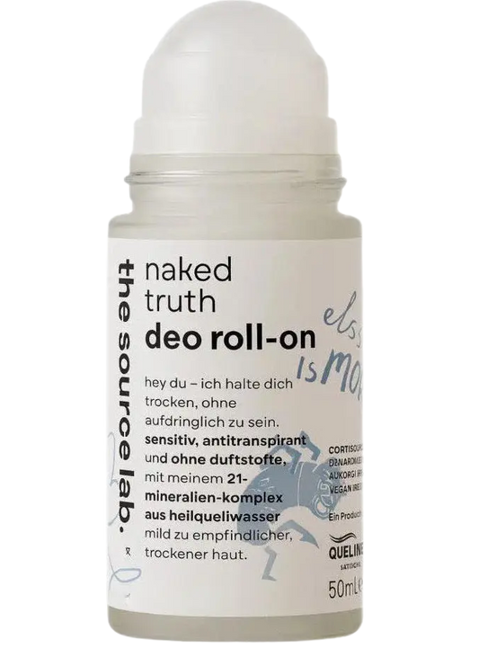 Naked Truth Sensitive Deo Roll-On und Raumduftset von THE SOURCE LAB, frischer Schutz, 50ml, natürliche Pflege und angenehmer Duft