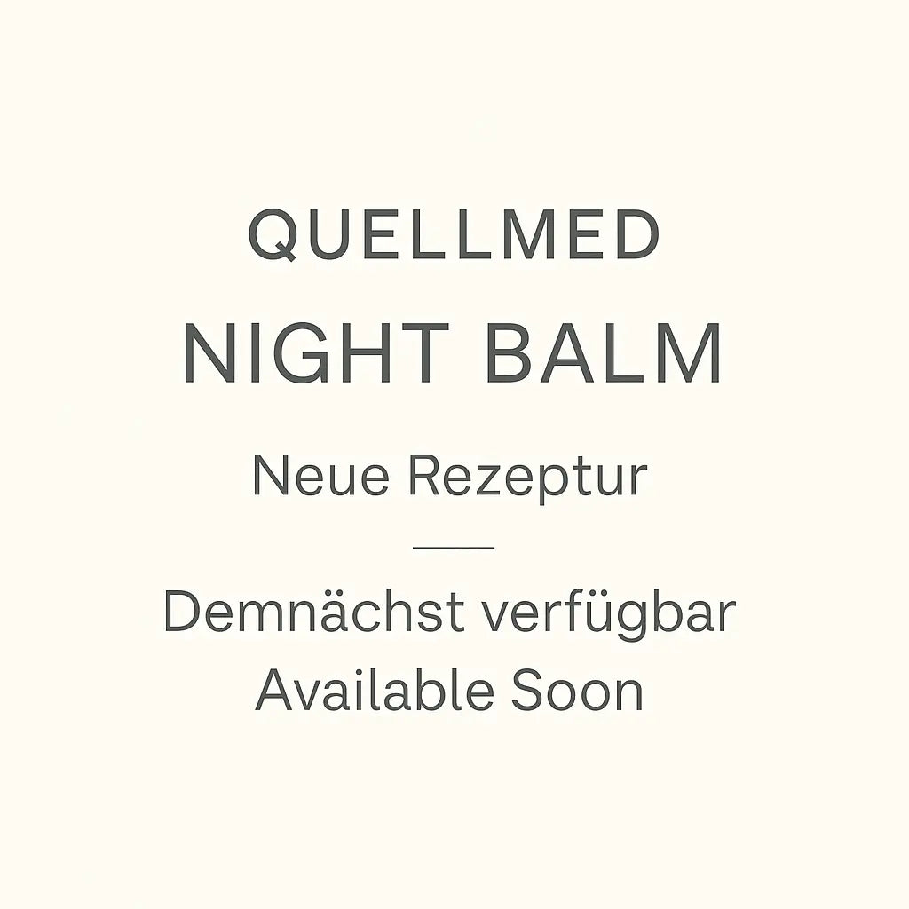 AVAILABLE SOON : QUELLMED NIGHT BALM – Intensive Feuchtigkeitspflege für Deine Haut (30 ml) THE SOURCE LAB
