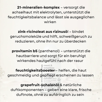 Einführungsangebot: the source lab. - sweet & sweatless deo roll on 50ml THE SOURCE LAB