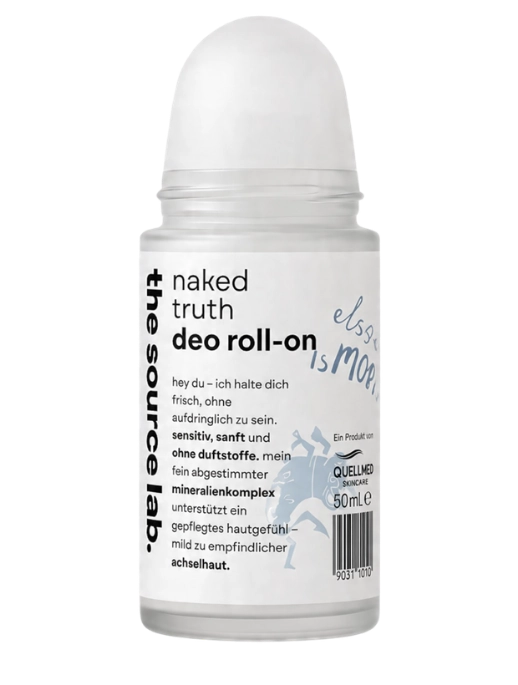 Naked Truth | Sensitive Deo Roll-on ohne Duftstoffe inkl. Raumduft-Set | 50 ml