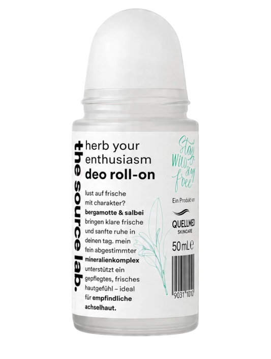 Herb Your Enthusiasm | Deo Roll-on mit Bergamotte & Salbei inkl. Raumduft-Set | 50 ml
