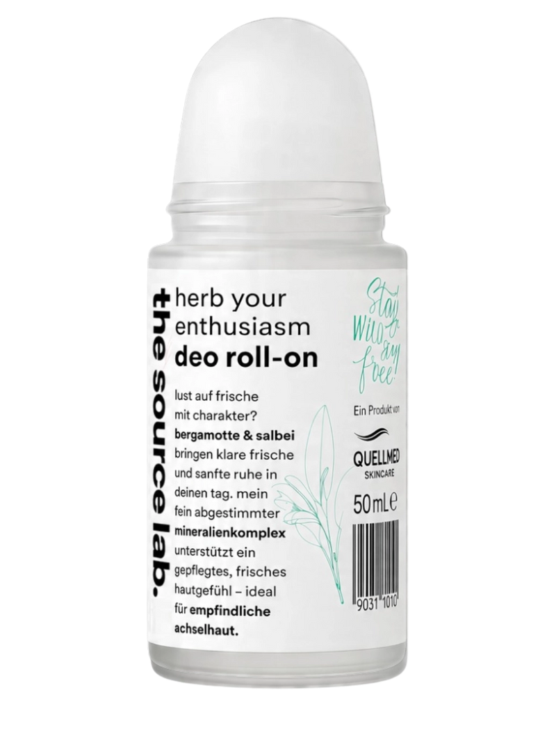 Herb Your Enthusiasm | Deo Roll-on mit Bergamotte & Salbei inkl. Raumduft-Set | 50 ml