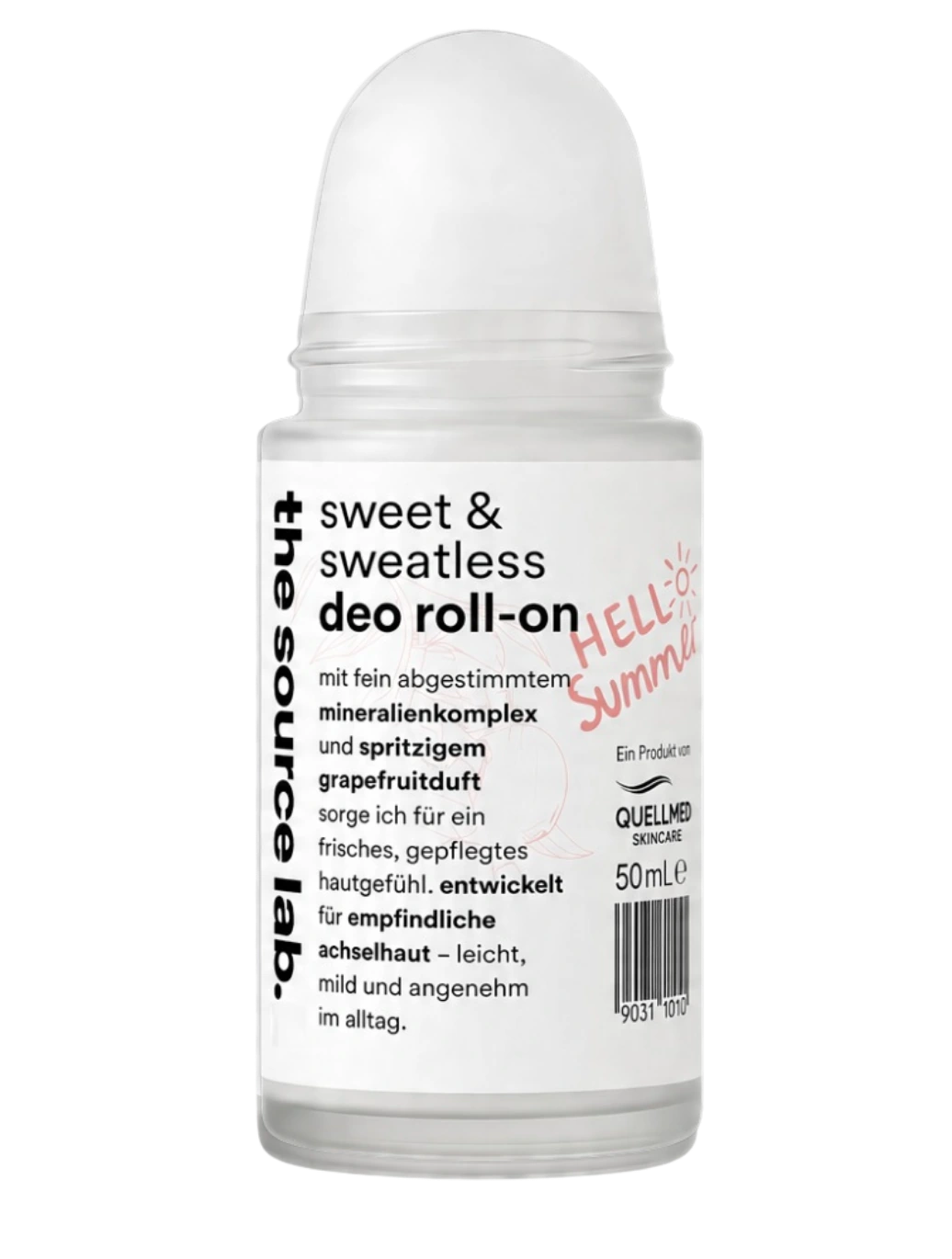 Sweet & Sweatless | Deo Roll-on mit Grapefruitduft inkl. Raumduft-Set | 50 ml