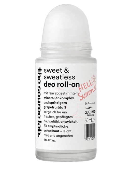 Sweet & Sweatless | Deo Roll-on mit Grapefruitduft inkl. Raumduft-Set | 50 ml