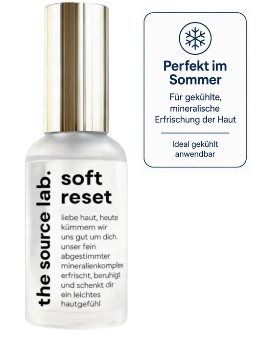 Soft Reset | Hochmineralisches Hautspray für trockene und empfindliche Haut | 50 ml