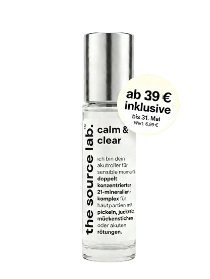 Calm&Clear | Sanfte SOS-Pflege bei Unreinheiten für sensible Haut | 10 ml - [the source lab.]