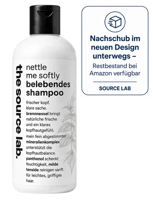 Nettle Me Softly | Belebendes Shampoo für sensible Kopfhaut und leichtes Haar | 250 ml