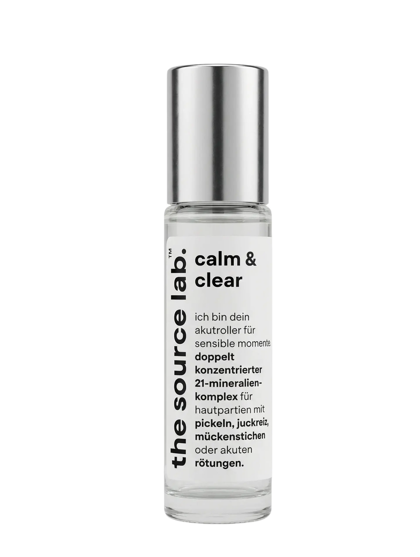 Sanfte SOS-Pflege bei Unreinheiten für sensible Haut, 10 ml, von THE SOURCE LAB, mit beruhigender Hautpflegeformel.