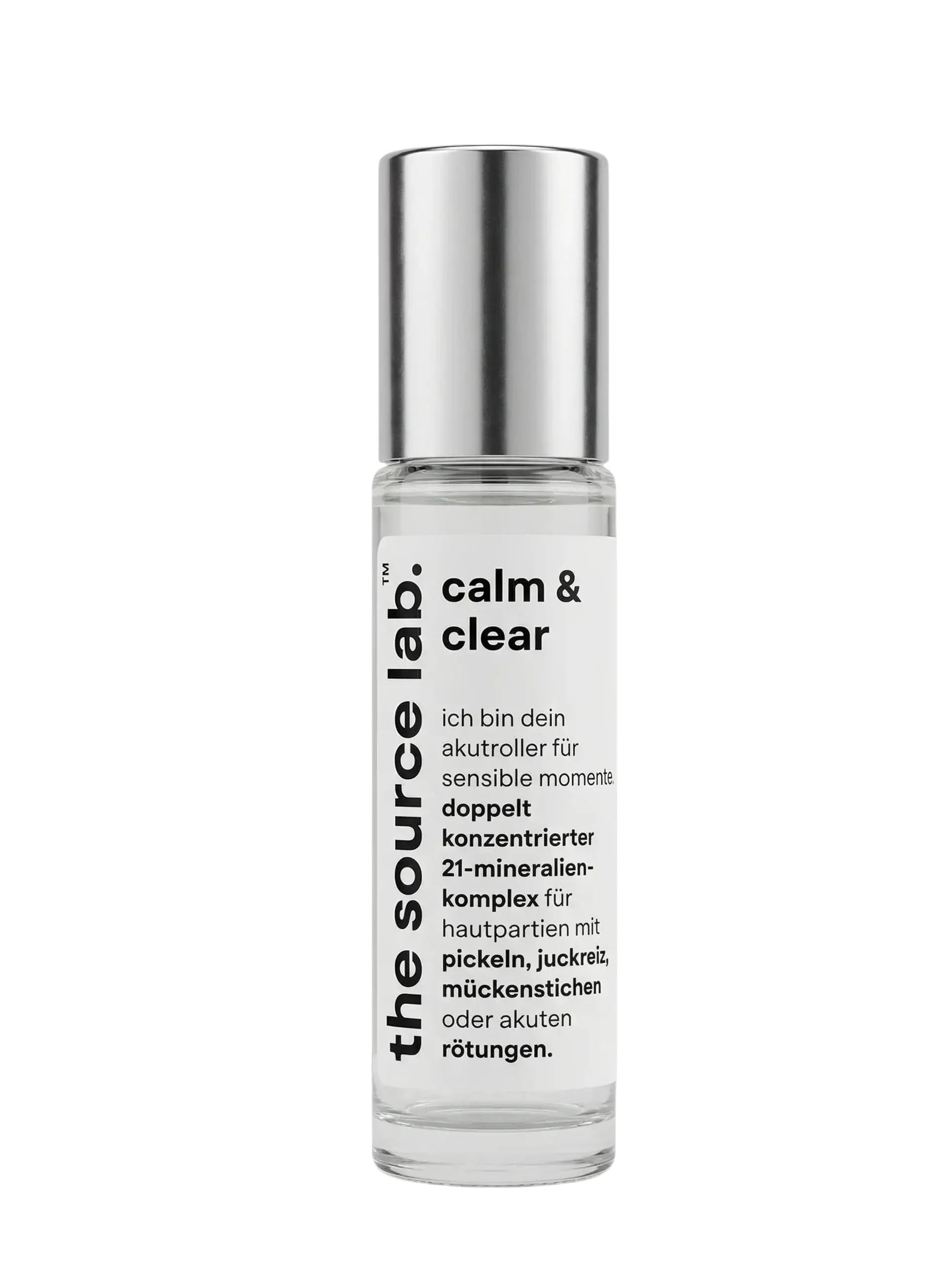 Sanfte SOS-Pflege bei Unreinheiten für sensible Haut, 10 ml, von THE SOURCE LAB, mit beruhigender Hautpflegeformel.