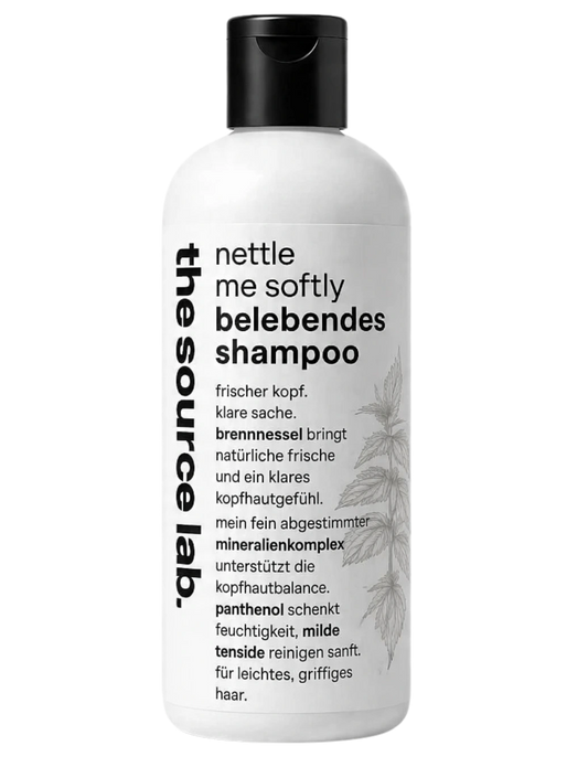 Nettle Me Softly | Belebendes Shampoo für sensible Kopfhaut und leichtes Haar | 250 ml