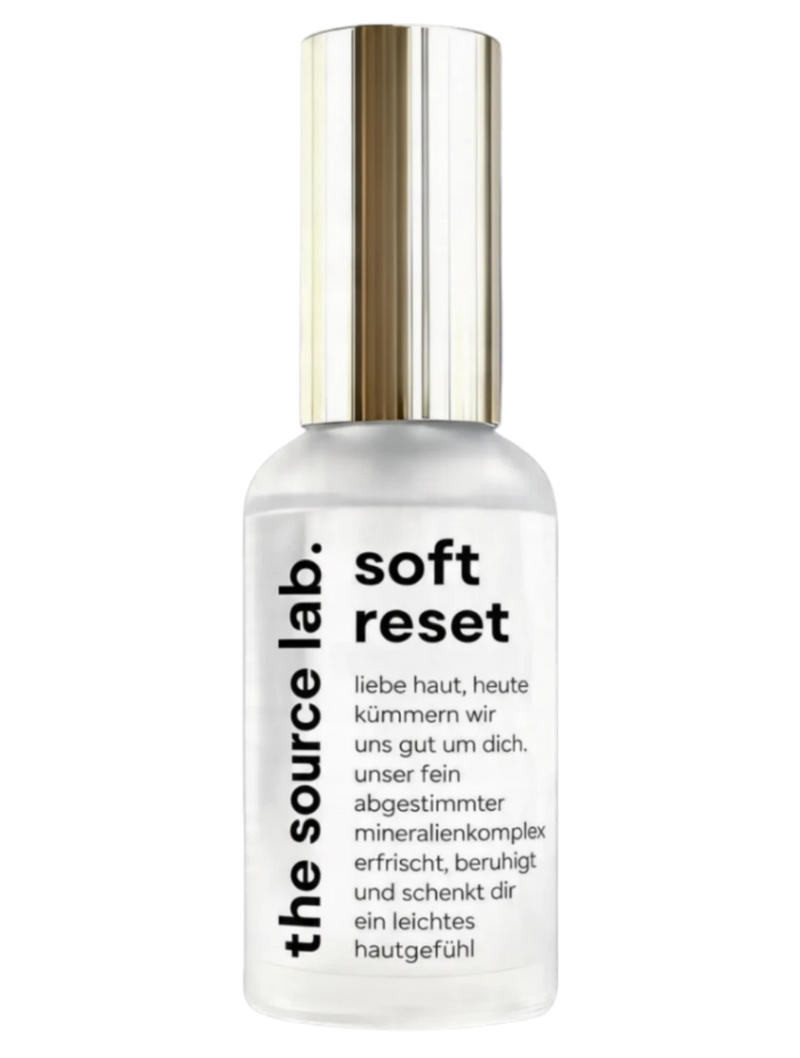 Soft Reset | Hochmineralisches Hautspray für trockene und empfindliche Haut | 50 ml