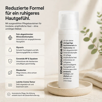 Plain & Simple Travel Edition | Feuchtigkeitspflege für trockene und empfindliche Haut unterwegs | 15 ml