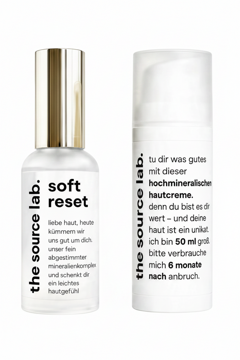 Duo Bundle | Spray 50 ml + Creme 50 ml
Große 2-Schritt-Routine für sensible und trockene Haut