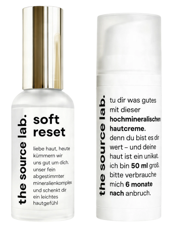 Duo Bundle | Spray 50 ml + Creme 50 ml
Große 2-Schritt-Routine für sensible und trockene Haut