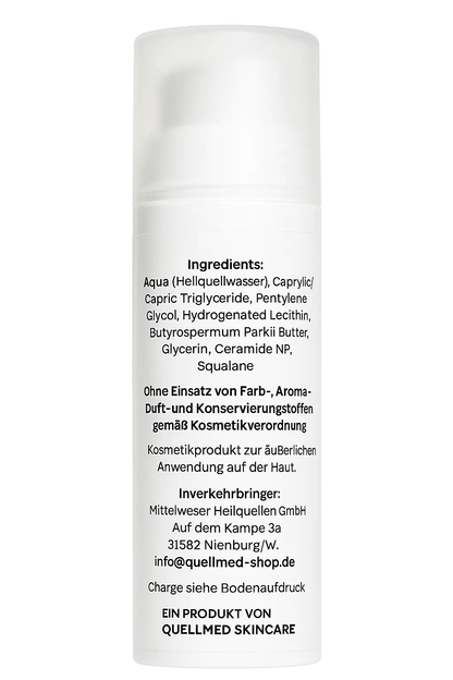 the source lab. von Quellmed - Pflegende Hautcreme – Effektive Feuchtigkeitspflege für trockene und empfindliche Haut 50ml Quellmed Shop