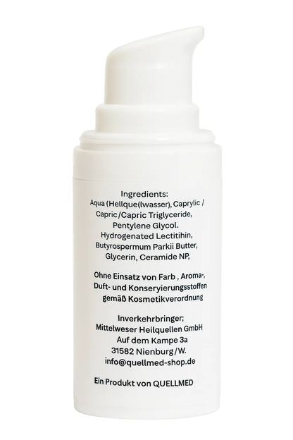 the source lab. von Quellmed - Pflegende Hautcreme in der praktischen Reisegröße 15ml – Effektive Feuchtigkeitspflege für empfindliche Haut unterwegs Quellmed Shop