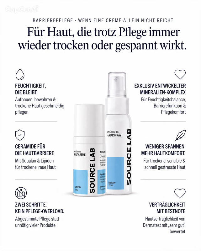 Sensitive Skin Duo – Mineral Face Mist + Ceramide Cream