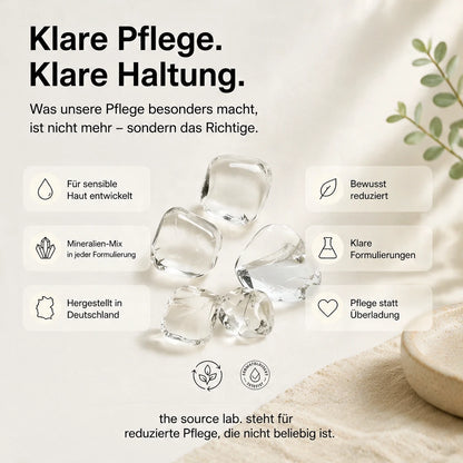 Plain & Simple Travel Edition | Feuchtigkeitspflege für trockene und empfindliche Haut unterwegs | 15 ml