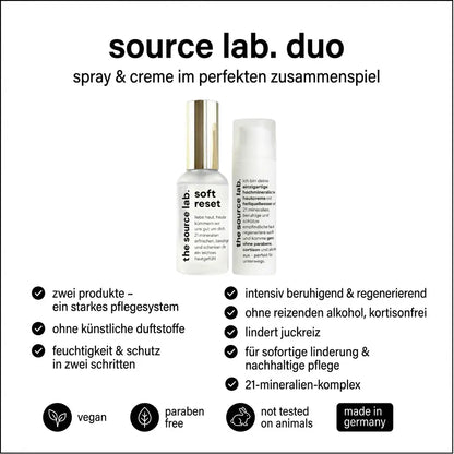 duo bundle | sanfte routine für sensible, irritierte haut THE SOURCE LAB