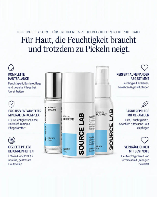Skin Balance Set – 3-step care for dryness, tightness & blemishes