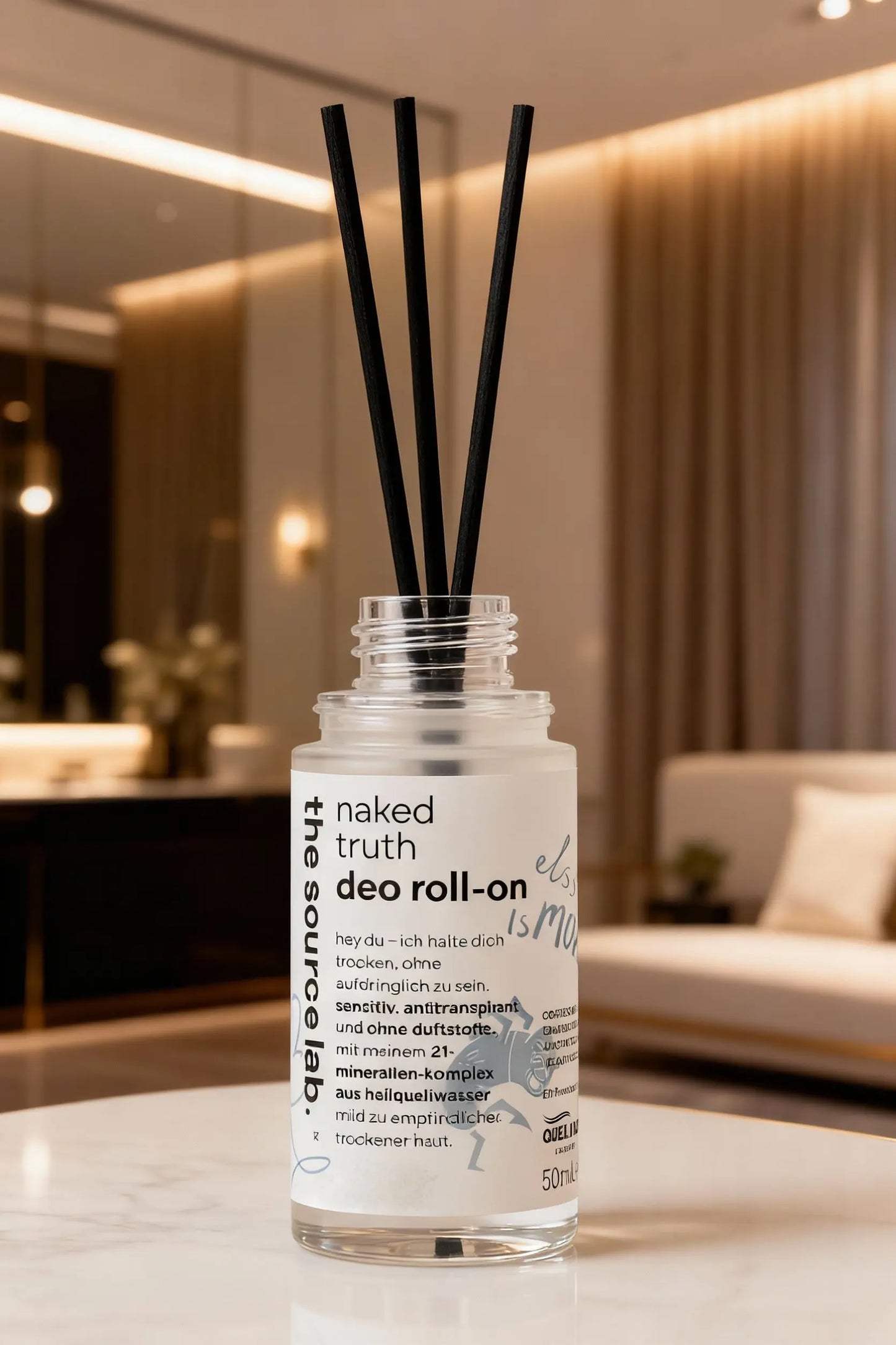 Einführungsangebot: the source lab. - naked truth sensitive Deo roll on 50ml THE SOURCE LAB