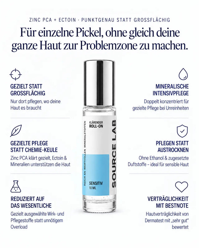 Mineral-Roll-On für Pickel & Unreinheiten – gezielte Intensivpflege
