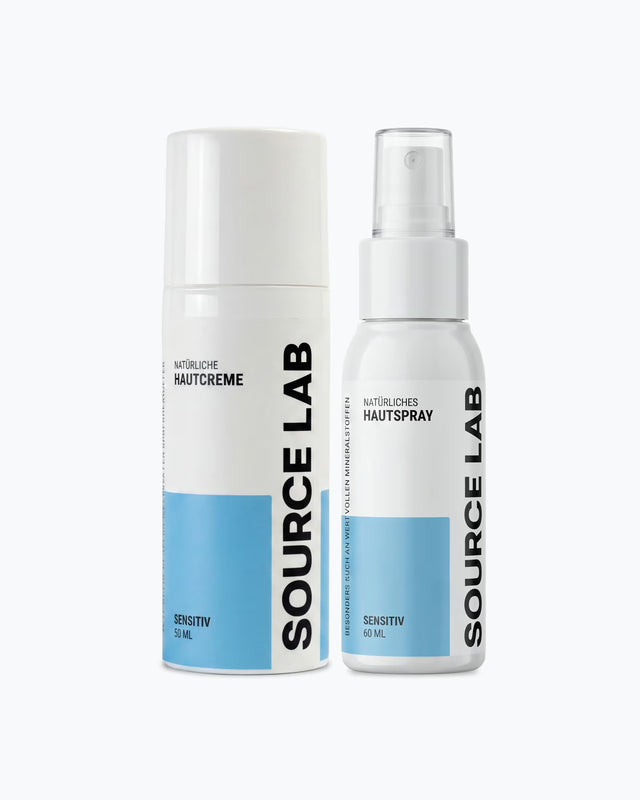 Hautpflege-Duo - Systempflege für empfindliche Haut – Spray & Creme