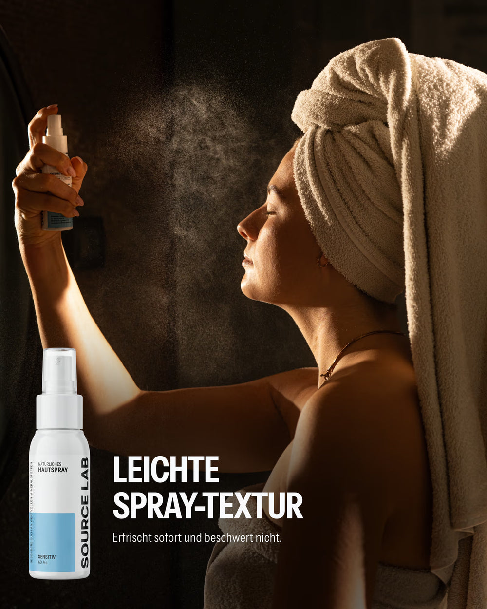 Starter Set für empfindliche Haut – Spray, Creme & Roll-On - [SOURCE LAB]