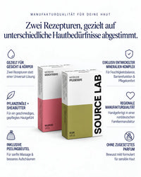 Duo di saponi per viso e corpo – Detergenza delicata, nutrimento intenso